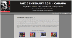 Desktop Screenshot of canada.faizcentenary.org